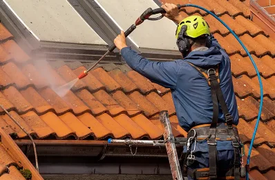 Démoussage et hydrofuge de toiture à Durningen